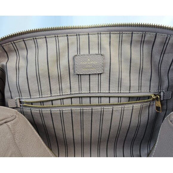 LOUIS VUITTON Speedy 30 NM Empreinte Leather Lilac Bag LV Monogram Shoulder - Picture 15 of 16